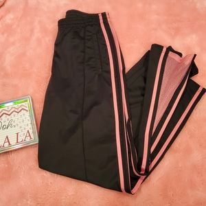 Mesh trim workout pants